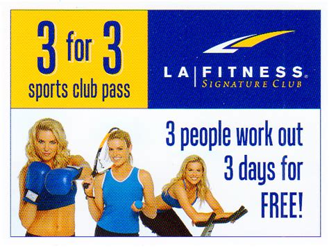 Guest pass at la fitness - During the hours that LA Fitness is open, the service can be used. If a guest comes with a member and has a LA Fitness guest pass, they can also use the sauna.